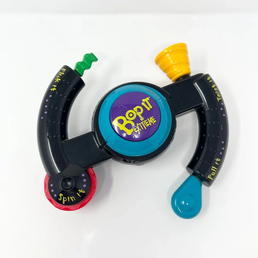 Bop It Extreme 1998 Hasbro Electronic Handheld Game VTG Toy Retro Tested WORKING
